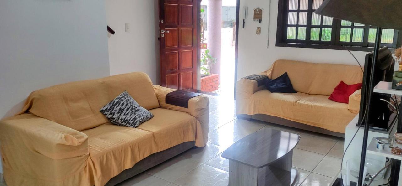 Casa Com Wi-Fi Qualidade- Ar Condicionado - Completa - Praia Da Enseada Guarujá Exteriör bild